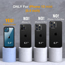 iPhone 13 Mini case 5.4 inch, Upgrade Full - Body Glass Clear Case - Black