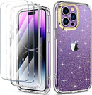 iPhone 14 Pro Case Slim Shockproof Body Protective Case Dazzling Glitters