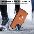 iPhone 13 Pro Max Case Wallet Card Holder, 360°Rotation 6.7 Inch Brown