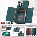 iPhone 14 Pro Max Wallet Case Holder Vintage PU Leather Case