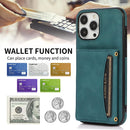iPhone 14 Pro Max Wallet Case Holder Vintage PU Leather Case