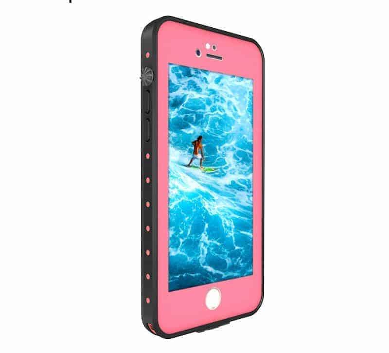 Waterproof iphone 7 Case Pink