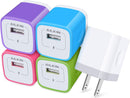 USB Charger Wall Plug, Fast Charging Outlet AC Power Adapter Block