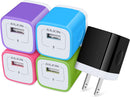 USB Charger Wall Plug, Fast Charging Outlet AC Power Adapter Block