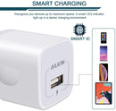 USB Charger Wall Plug, Fast Charging Outlet AC Power Adapter Block