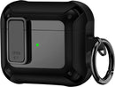 Airpod 3rd Generation Case Secure Lock Clip Case Apple AirPod 3 Case - Black