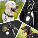 Apple Airtags case 5 Pack Apple Air tag Case Cover Holder Anti-Scratch Tracker TPU Leather - Gorilla Cases