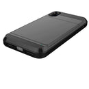 Apple iPhone 8 Credit Card Wallet Phone Case Black