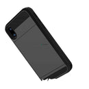 Apple iPhone X/Xs Credit Card Wallet Phone Case Black