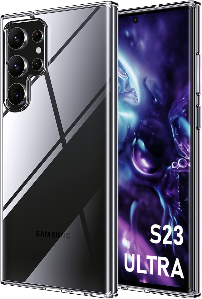 Clear Samsung Galaxy S23 Ultra Soft Slim Fit Transparent TPU Case - Gorilla Cases