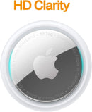 Compatible Airtag, Fotbor Soft TPU Screen Protector Airtag Case