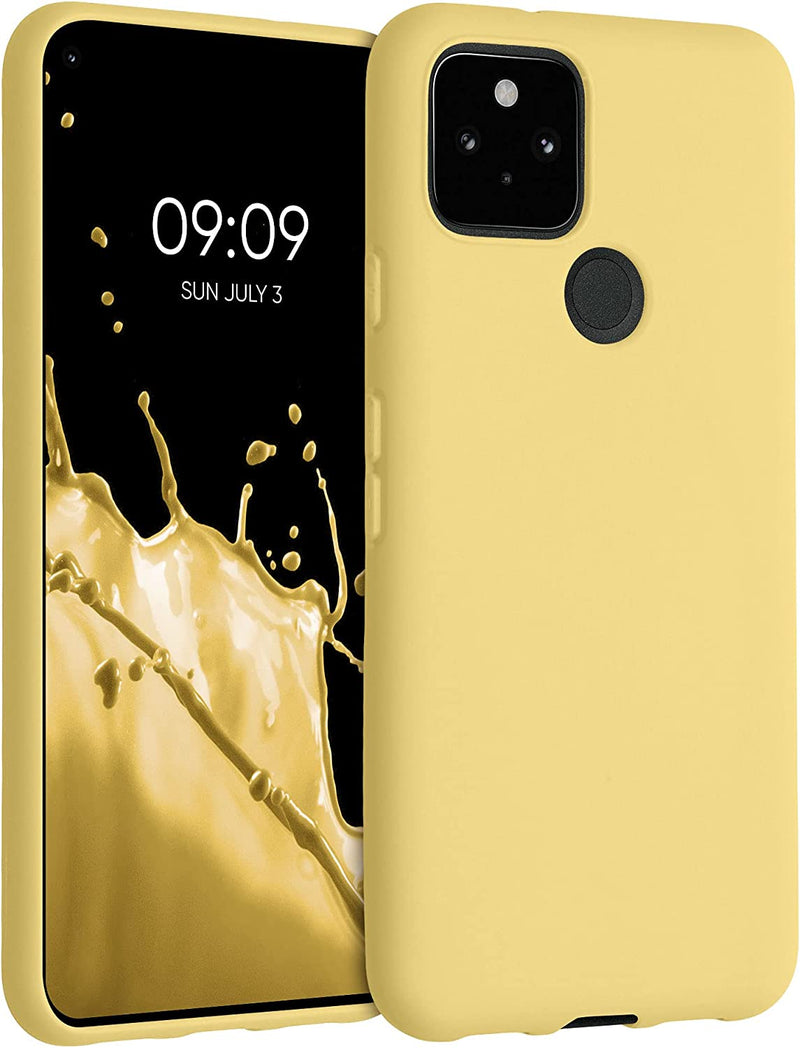 Compatible Google Pixel 5 - Case Protective Phone Cover - Honey Yellow - Gorilla Cases