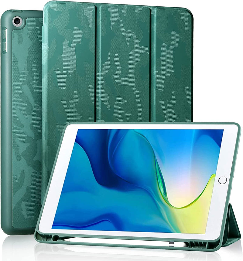 Compatible iPad 10.2 Inch iPad 9th/8th Auto Sleep/Wake Cover, Black - Gorilla Cases