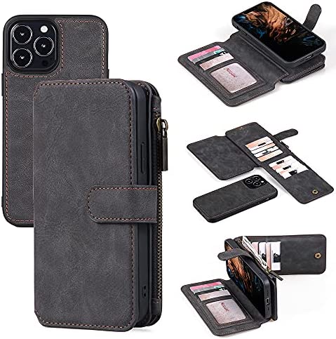 Compatible iPhone 13 Pro Max Leather Wallet Case Brown, iPhone 13 Pro Max - Gorilla Cases