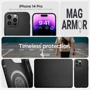 Compatible MagSafe Designed iPhone 14 Pro Case Matte Black