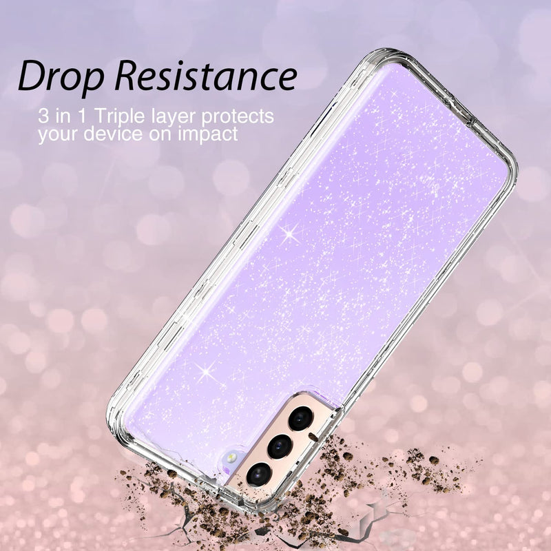 Coolwee Crystal Glitter Galaxy S22 Plus Heavy Full Protective Case - Gorilla Cases
