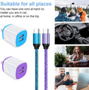 USB Wall Plug Block C Charger Cable Fast Charging Google Pixel Samsung Galaxy