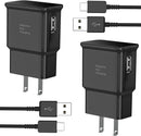Fast Wall Charger Plug + USB Type C Cable For Samsung Galaxy and more