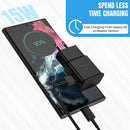 Fast Wall Charger Plug + USB Type C Cable For Samsung Galaxy and more