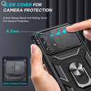 Galaxy A52 Full Body Military Grade 360 Ring Case