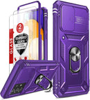 Galaxy A52 Full Body Military Grade 360 Ring Case