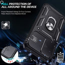 Galaxy A52 Full Body Military Grade 360 Ring Case