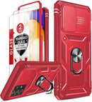 Galaxy A52 Full Body Military Grade 360 Ring Case