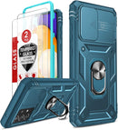 Galaxy A52 Full Body Military Grade 360 Ring Case