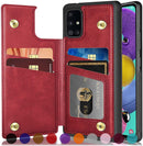 Galaxy A71 5G Credit Card Leather Wallet case
