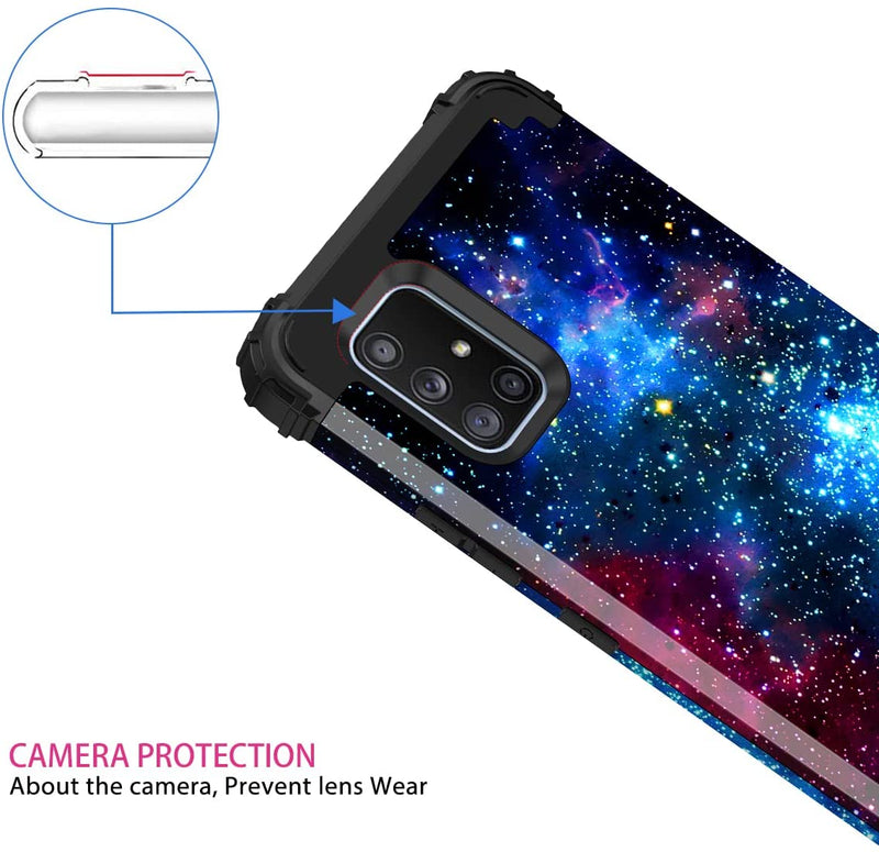 Galaxy A71 5G Glow in The Dark Heavy Duty Shockproof Case - Gorilla Cases