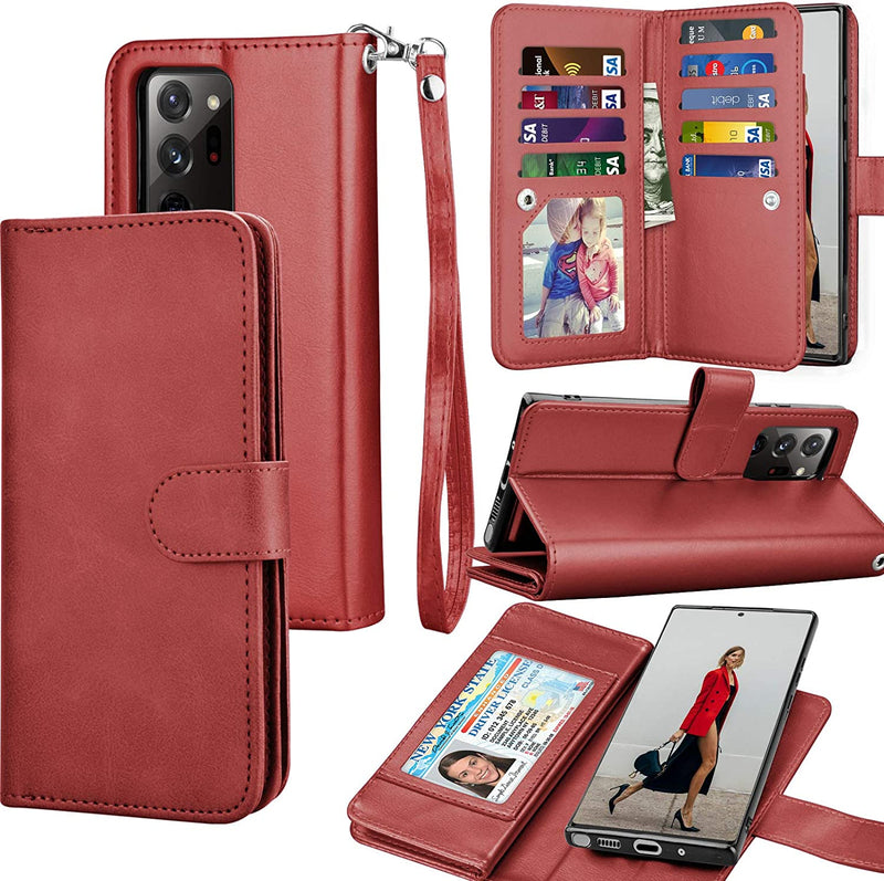 Galaxy Note 20 Ultra 5G Wallet Case Luxury Cash Credit Black - Gorilla Cases