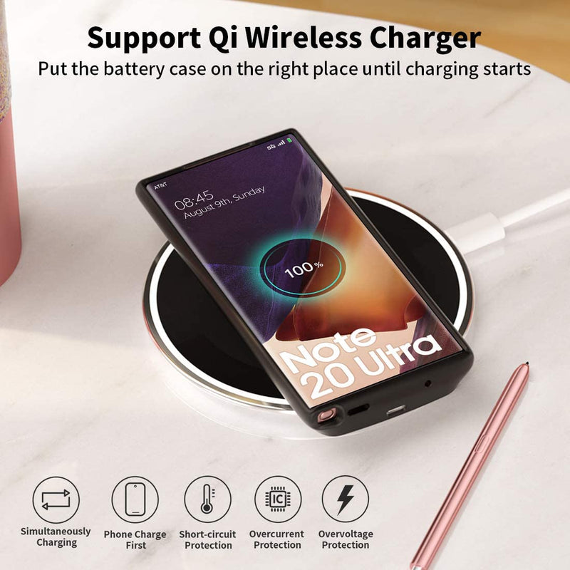 Galaxy Note 20 Ultra Battery Case | 6000mAh Wireless Charging Battery Charger Case - Gorilla Cases