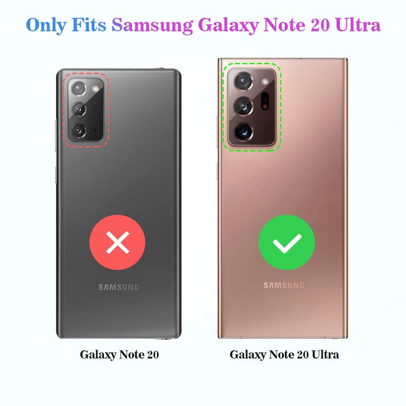 Galaxy Note 20 Ultra Glitter Quicksand Series Liquid Floating Flexible Women Girls - Gorilla Cases