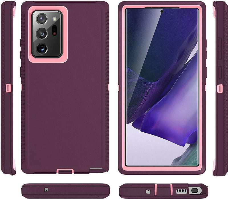 Galaxy Note 20 Ultra Heavy Duty Protective Case (Plum/Light Pink) - Gorilla Cases