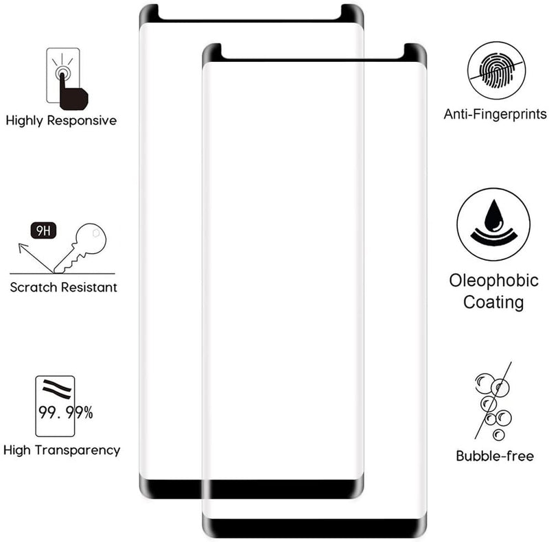 Galaxy Note 8 Screen Protector Tempered Glass (2 Pack) - GorillaCaseStore