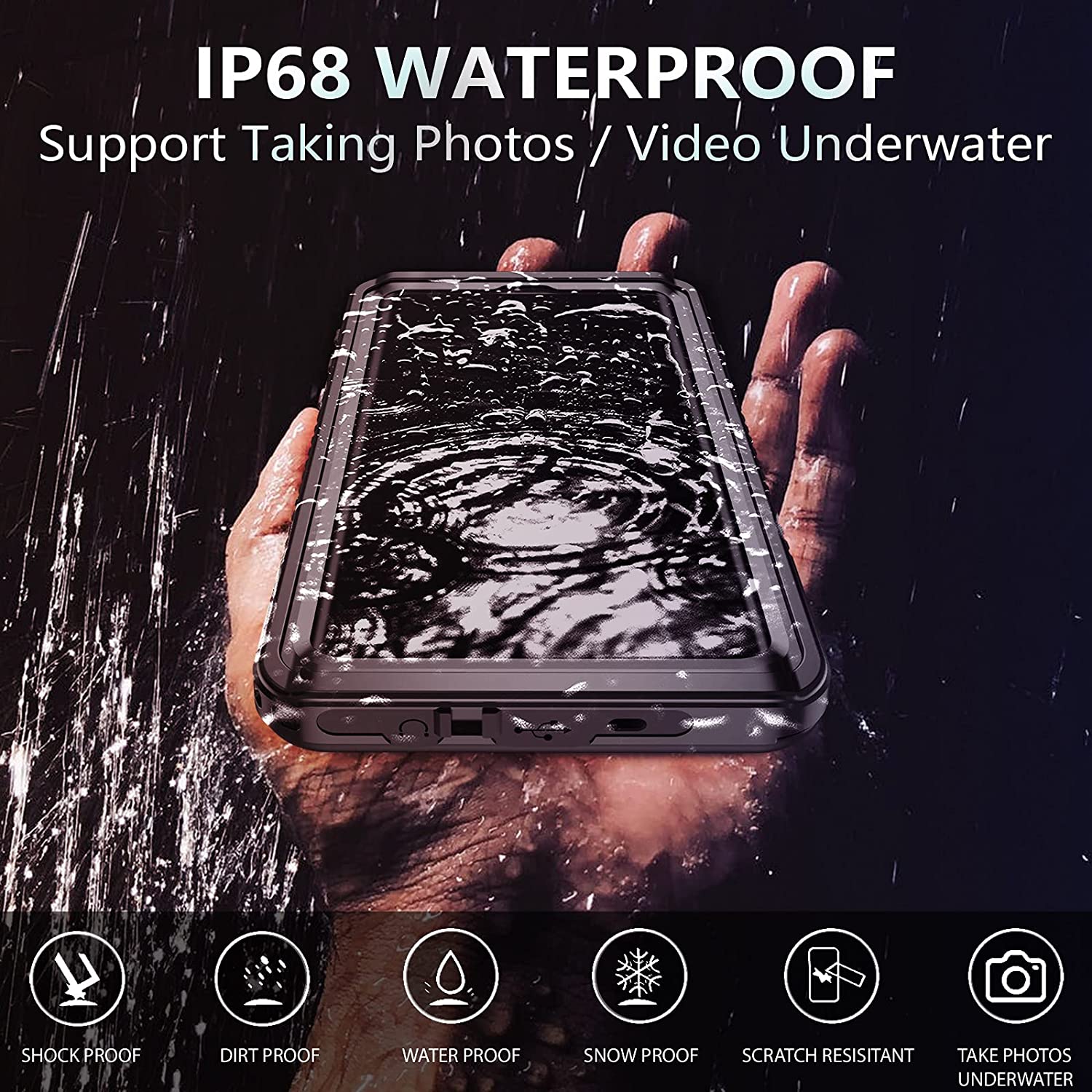 Galaxy S10 Plus Waterproof Case S10 Plus Waterproof Case