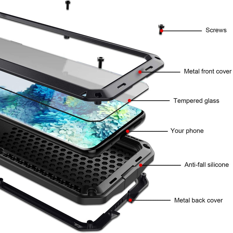 Galaxy S20 Alloy Aluminum Metal Case | Shockproof Extreme S20 Military Case - GorillaCaseStore