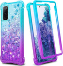 Galaxy S20 FE 5G Glitter Liquid Full Body Rugged Case