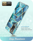 Galaxy S20 FE Marble Bumper Case with Built - in Screen Protector
