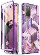 Galaxy S20 FE Marble Bumper Case with Built - in Screen Protector