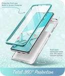 Galaxy S20 FE Marble Bumper Case with Built - in Screen Protector