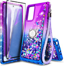 Galaxy S20 FE Ring Glitter Flowing Liquid Bling Diamond Case