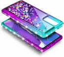 Galaxy S20 FE Ring Glitter Flowing Liquid Bling Diamond Case