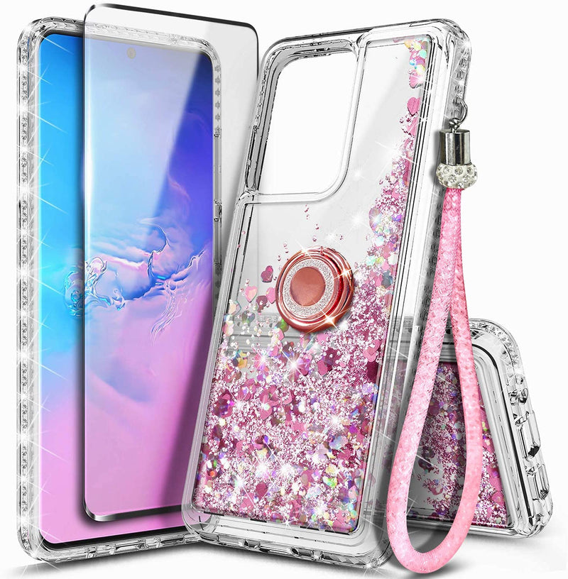 Galaxy S20 Glitter Bling Case with Screen Protector - Gorilla Cases