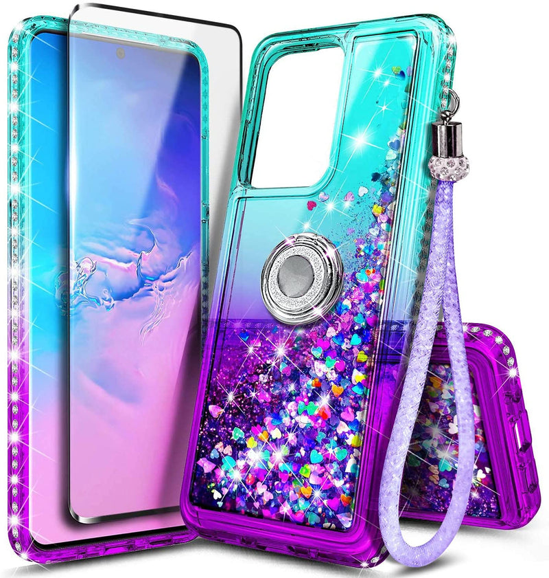 Galaxy S20 Glitter Bling Case with Screen Protector - Gorilla Cases