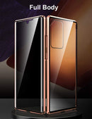 Galaxy S20 Plus Magnetic Tempered Glass Metal Bumper Case