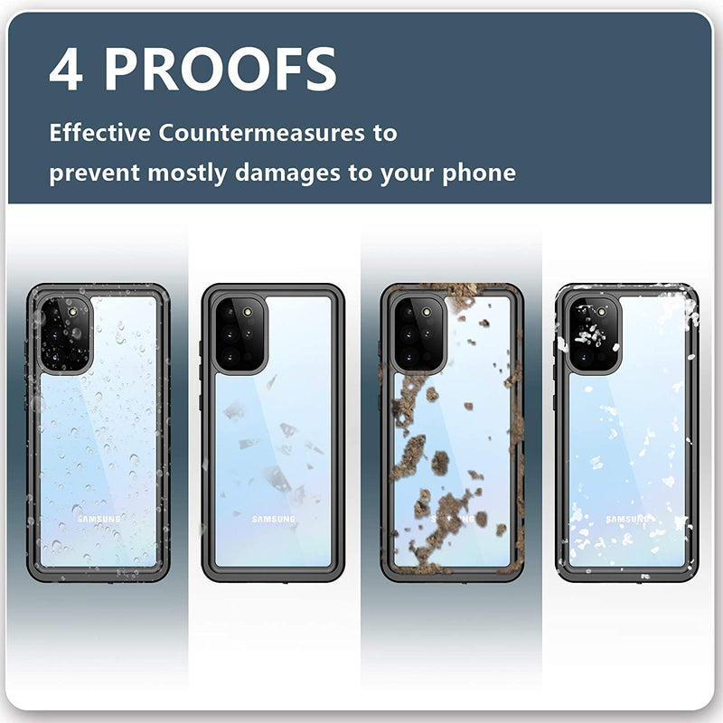 Galaxy S20 Plus Waterproof Case | Built-in Screen Protector Fingerprint Unlock - Gorilla Cases