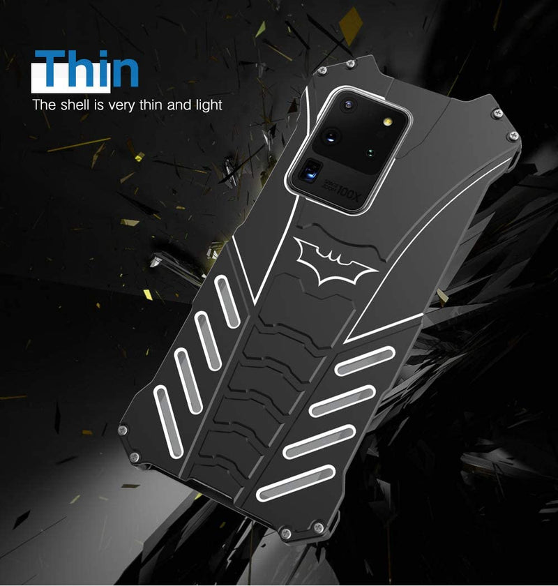Galaxy S20 Ultra Shockproof Aluminum Batman Case | Aluminum S20 Ultra Case - GorillaCaseStore
