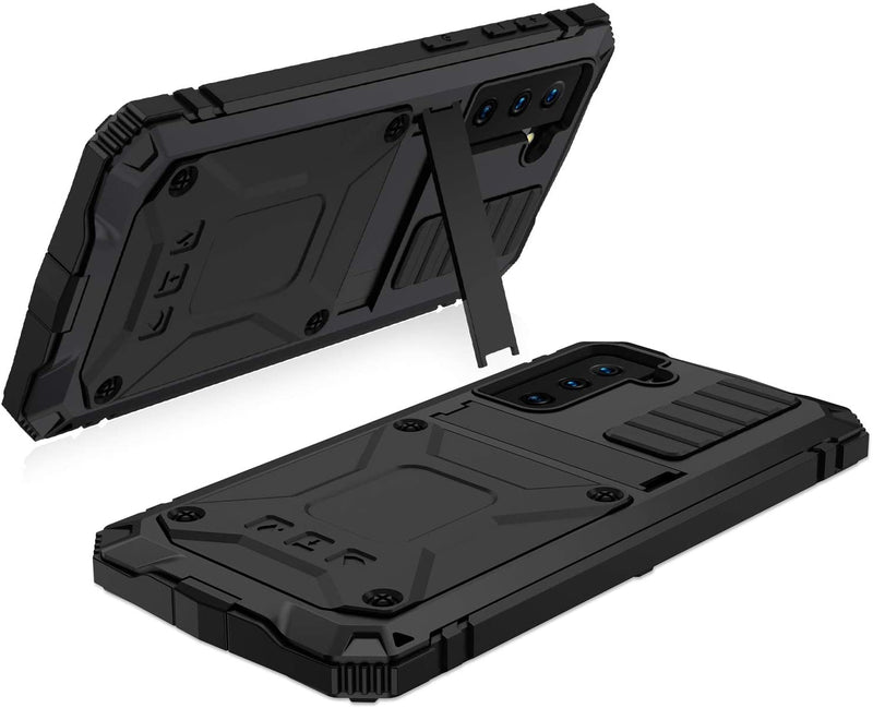 Galaxy S21 Plus Heavy Duty Aluminum Kickstand Rugged Case - Gorilla Cases