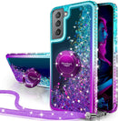 Galaxy S21 Plus Pink Glitter Case | S21+ Glitter Case for Women